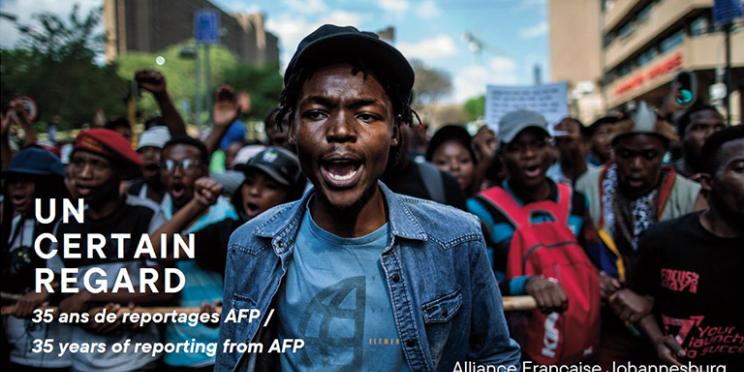 A photo exhibition on 35 years of AFP reporting in South Africa
