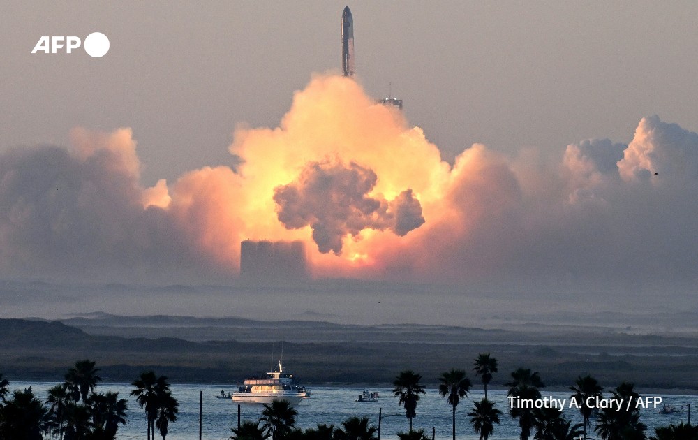 SpaceX’s Starship rocket launches from Starbase