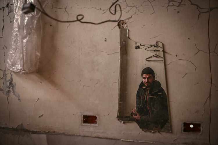 Syrian AFP photographer Sameer al-Doumy by Aris Messinis / AFP