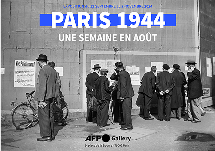 Affiche de l'exposition inédite consacrée à la libération de Paris qui fête son 80e anniversaire 