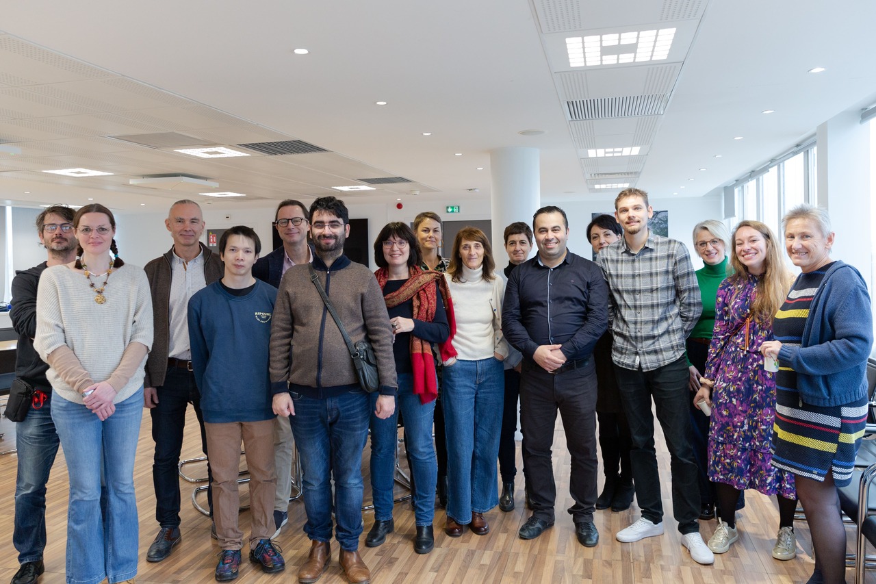 stagiaires et collaborateurs AFP pour le DuoDay