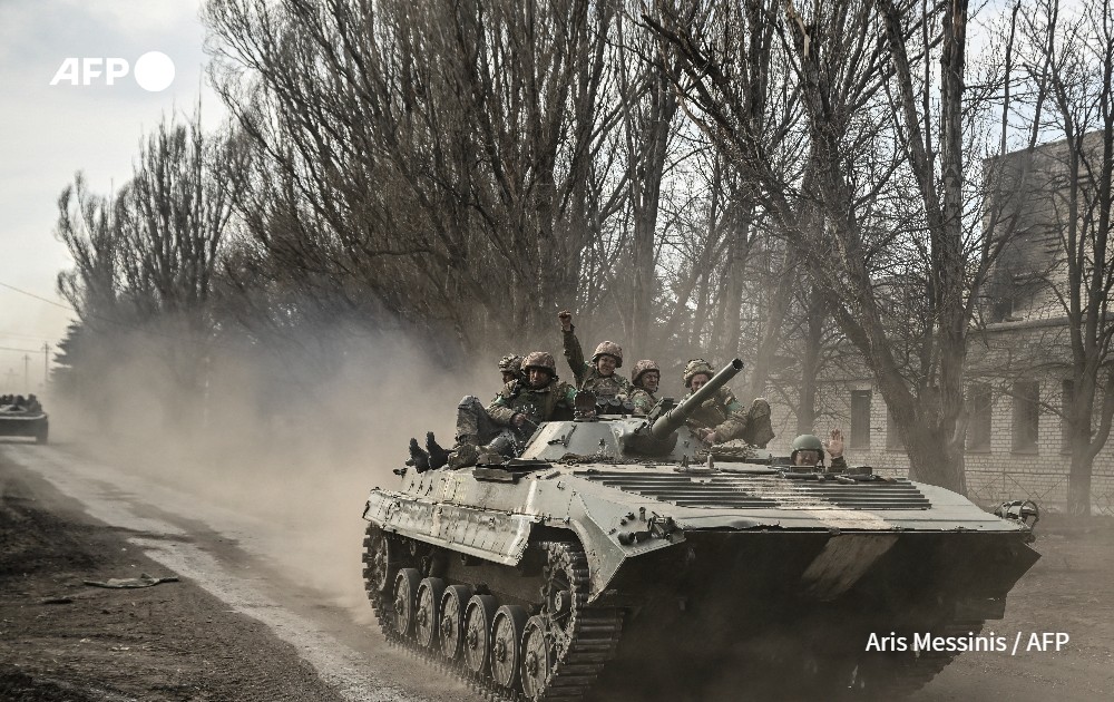 AFP photo by Aris Messinis - Bakhmut, Ukraine