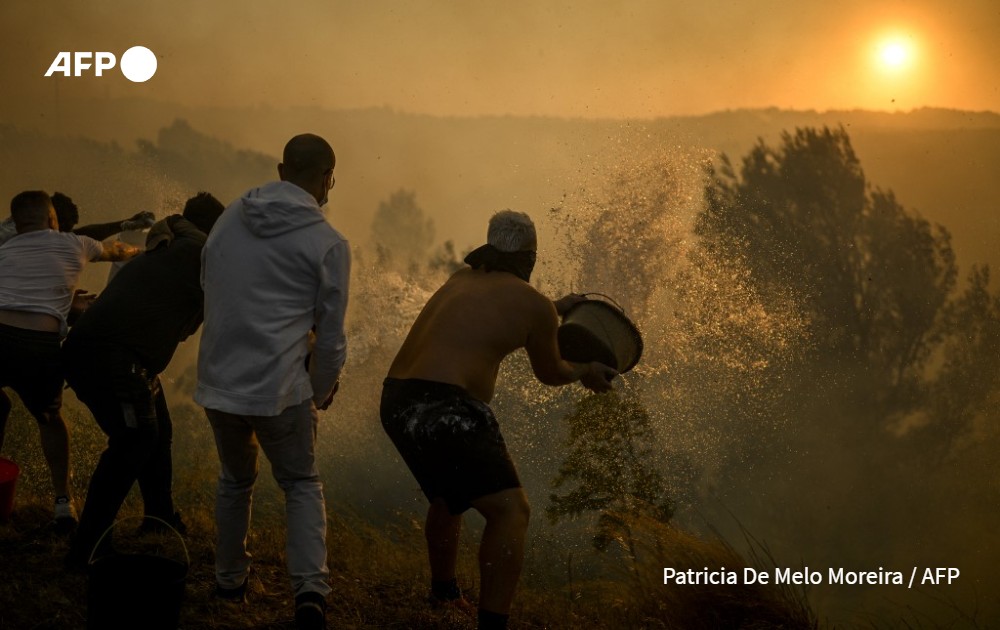 AFP picture by Patricia de Melo Moreira - Wildfire in Cascais, Portugal